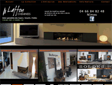 Tablet Screenshot of cheminees-laffon.com